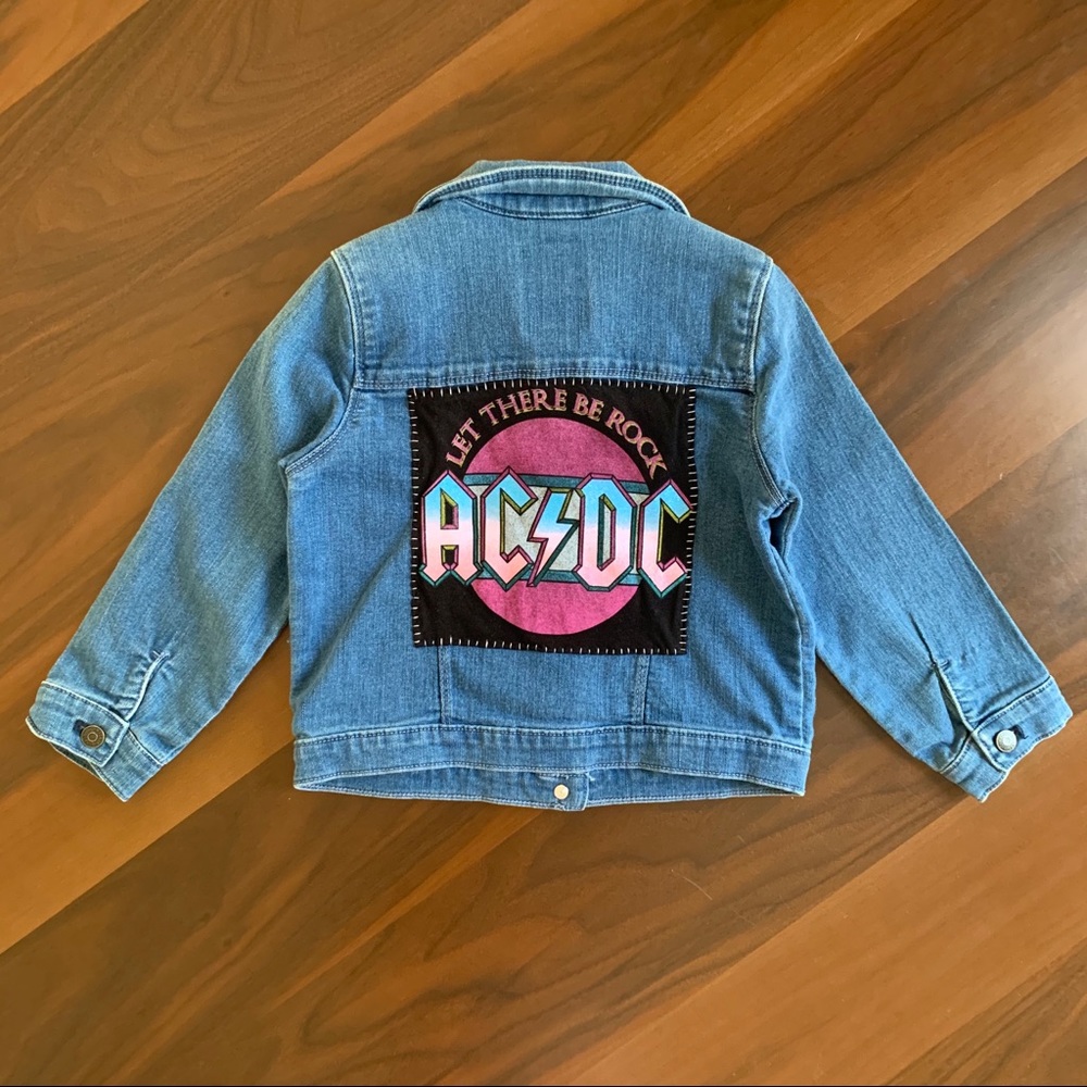 DIY Girls 3/4T AC/DC and The Vandals Punk Jacket